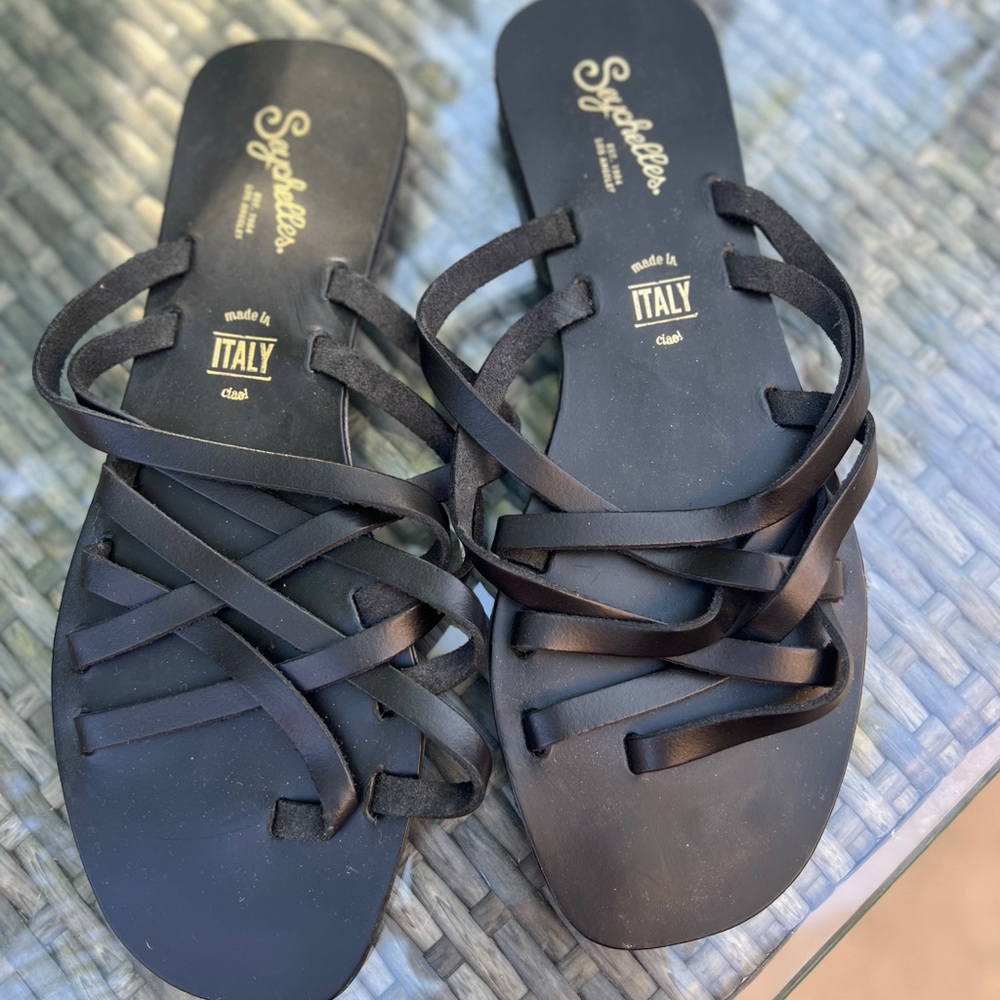 Sigerson Morrison Elegant Black Sandals